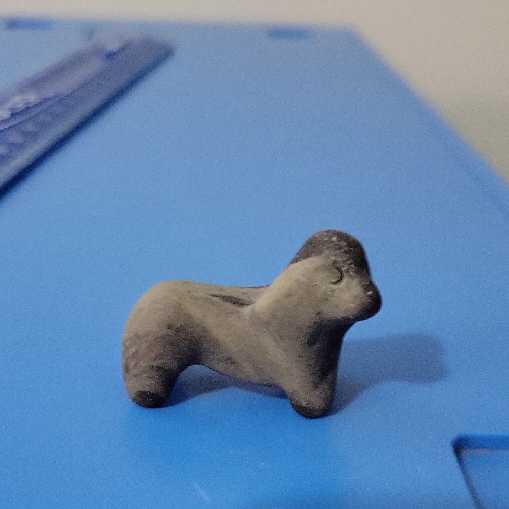 Soapstone Dachsund Crysral Dog - Picture 2 of 10